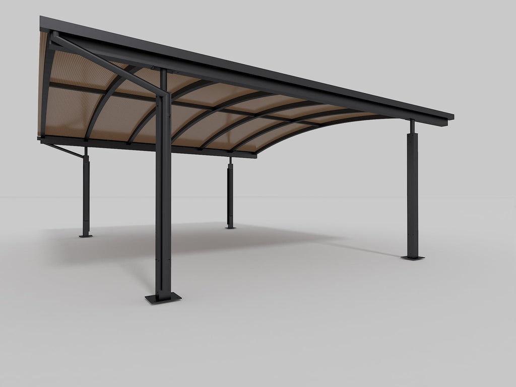 CALUX Doppelcarport aus Stahl - premiumcarports.deMetall Carport, Stahlcarport