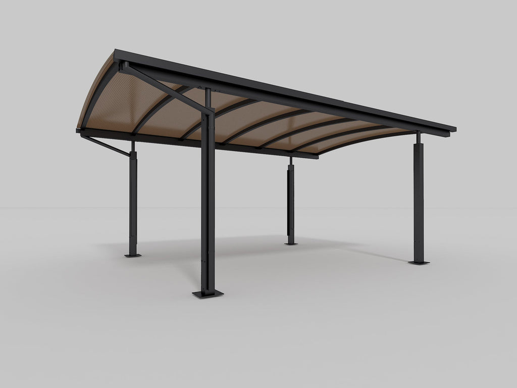 Einzelcarport aus Stahl CALUXEinzelcarport aus Stahl CALUXDie CALUX-Serie unserer Metall Carports und Stahlcarports besticht durch ihre geschwungenen und eleganten Linien, die eine perfekte Ergänzung für eine Vielzahl von H